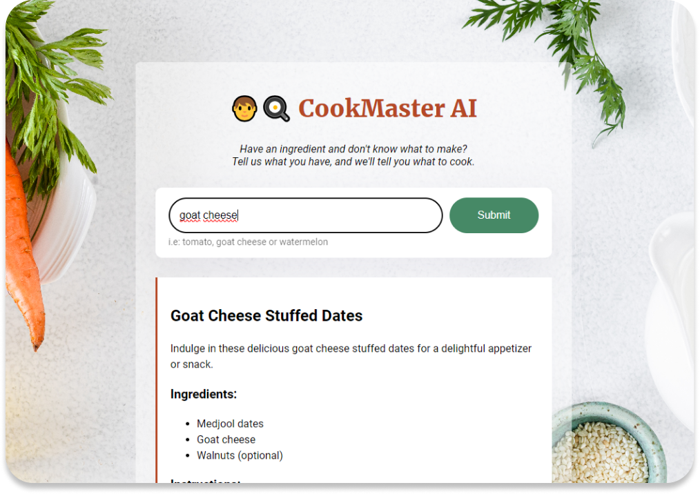 CookMaster AI project